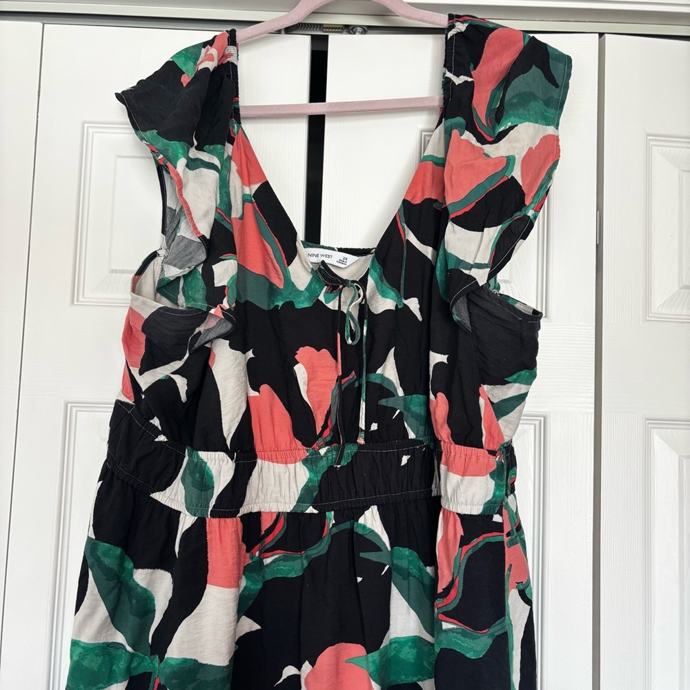 Nine West Abstract Maxi Dress - Picture 3 of 4